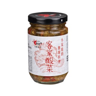 老騾子 蒜香泡菜/蔭鳳梨/桂花酒釀/剝皮辣椒/客家酸菜/朝天蒜蓉辣椒/豆瓣朝天辣椒/豆豉朝天小魚/朝天辣油香筍, 1個, 客家酸菜