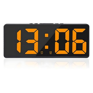 모던홀릭 LED 디지털 탁상시계 MC350, 오렌지