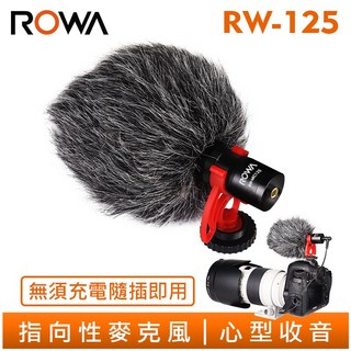 ROWA 樂華 RW-MIC125 指向性麥克風 心型收音 高清音質 高靈敏度 抗噪音 隨插即用
