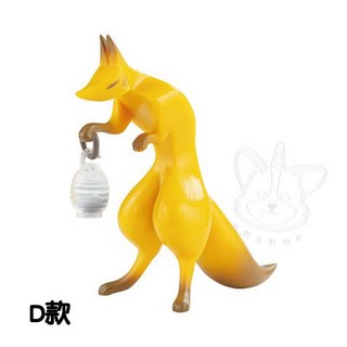 【M.M小舖 現貨】SO-TA 轉蛋 扭蛋 電腦大工 貳 貳 妖狐 模型 公仔 小全4款, 1個, D款/黃色燈狐1J142