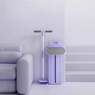 [SMTONE] 가정용 접이식 레그 머신 스키 슬라이드 하체 허벅지 내전근 힙업 케겔 운동기구 홈트 무소음, 1개, 퍼플+손잡이미포함