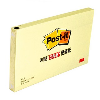 3M 利貼 655 可再貼便條紙，多色便利貼，辦公學習記事留言好幫手, 1個, 粉紫