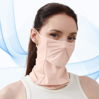 여성 여름용 자외선 차단 얼굴 목 가리개 마스크