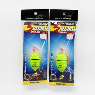 FF 전자찌 원터치 채비 세트 국산 완성채비 찌, 2개, 그린 0.5