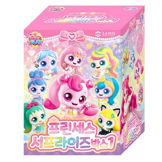 프린세스 캐치티니핑 서프라이즈 박스1탄 랜덤 인형 키링 티니핑 시즌6, 1개