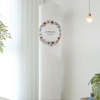 폴라도레 스탠드 벽걸이 에어컨커버 삼성무풍 엘지 캐리어 덮개 가리개, 02.플라워러브