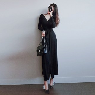 나날샵 맥라이언 랩원피스 [로켓] 롱원피스 긴팔원피스 섹시원피스 스판원피스 롱드레스 여성의류 원피스 홀복 플레원피스 여성원피스 데일리원피스