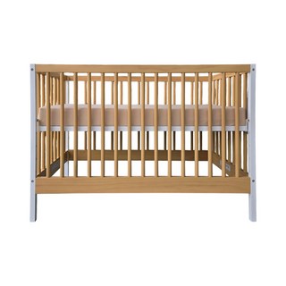 喬依思 Ivy二代台灣製造檢驗合格嬰兒床-附10公分床墊-白/蜂蜜/栗子色, 蜂蜜色