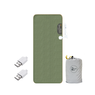 포켓배드 여행용 전기장판매트 DC-5V10W + 파우치 USB 2구, 40 x 100 cm