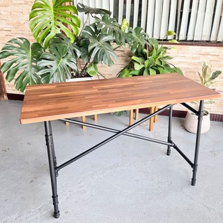 拜爾家居 工業風水管書桌 台灣製造 水管工作桌 Loft風電腦桌 辦公桌, 限量新色//積層,可貨到付款