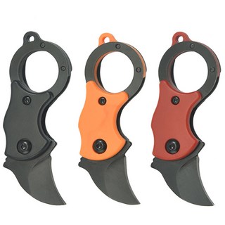 미니 택배 칼 호신용 열쇠고리 접이식 칼 캠핑용칼 다용도칼 블랙 B2003-O, 01.접이식나이프 블랙 B2003