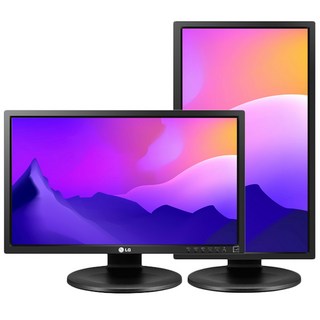 24인치 LG 중고 LED 모니터 높낮이 조절 가로세로 피벗 가능 무상1년 AS, 60cm, 24MB35P