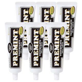 PREMINT 프레민트 스트롱민트 치약, 6개, 100g