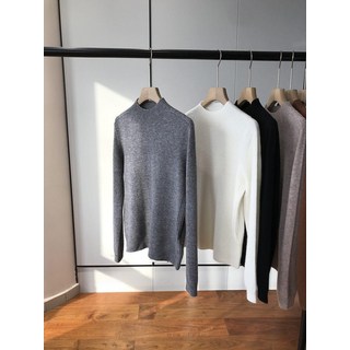 【100%美麗諾羊毛】打底衫 針織衫 羊毛衫 毛衣 半高領 保暖內搭 親膚不扎 修身顯瘦 秋冬必備 怕冷星人福音