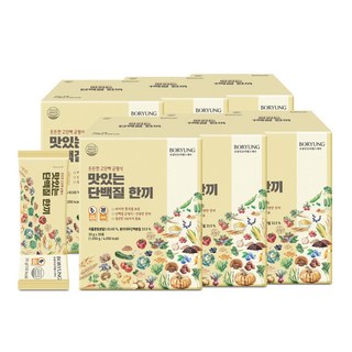 보령 맛있는 단백질 한끼 식사대용 식물성단백질 10종통곡물 30포x6박스 (총 180포), 6개, 1.05kg