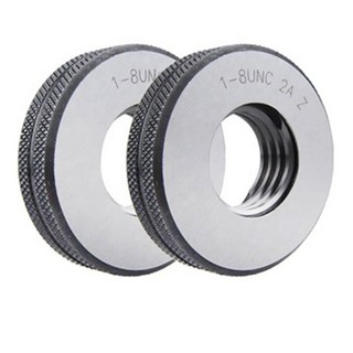 시스템 스레드 링 게이지 6 32 8 10 24 12 32UNC UNF 2A GO 및 NOGO 나사 0 게이지, 6-32UNC, 1개