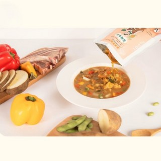 寵心出發 寵物鮮食餐包 狗主食 低脂高纖 常溫保存, 150g, 1個, 澳洲香嫩羊佐南瓜(維持活力)