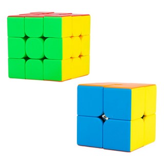 1+1 파스텔 큐브 3x3 2x2 세트 333 222 3*3 퍼즐, R69061B(레인보우1+1, 1개