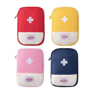 急救包 隨身 旅行醫藥包, 1個, 大號－紅色【13x18cm】