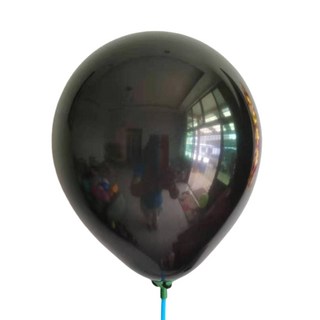 馬卡龍氣球 加厚乳膠 生日派對裝飾 婚禮佈置, 黑色,10吋, 1個