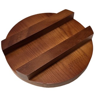 돌솥 뚝배기 나무 뚜껑 원목, 1개, 우드, 18cm