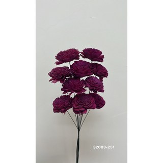 花藝夢 日本大地農園索拉玫瑰(大)十支裝，乾燥花原裝束，天然花材，居家裝飾花藝設計首選, 251, 1個