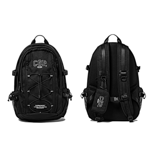[국내백화점] 코드그라피 가방 남녀공용 CGP 아치 로고 백팩 블랙 34L