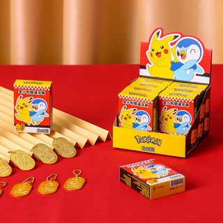 研達 YENDAR 正版授權 寶可夢金小判開運吊飾二彈 單盒 路卡利歐夢幻皮卡丘伊布, 可達鴨, 1個