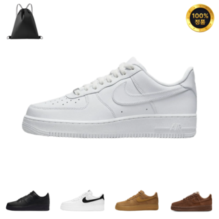 에어포스 1 07 올백/올검/흰검 여성 운동화 [나이키 코리아 AS가능] (JSL 짐쌕가방증정)