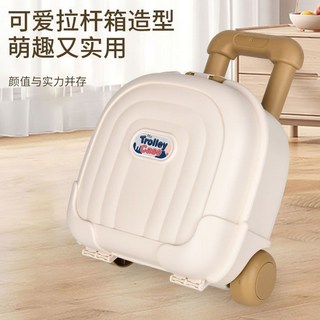 廠家下殺 兒童新款萌趣又實用可愛拉桿箱收納盒 多功能收納箱 行李箱造型儲物盒 可伸縮拉桿 法寶多樣收納行李箱造型, 粉紅色,爆款行李收納箱【小號】, 1個