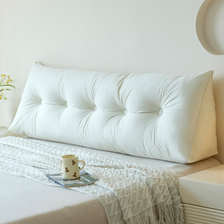 小羊絨舒適晚安靠枕, 象牙白