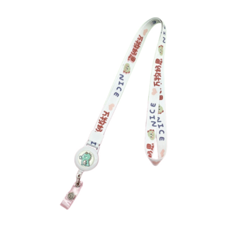 卡通可愛伸縮易拉扣長掛繩 適用於證件、識別證、悠遊卡
