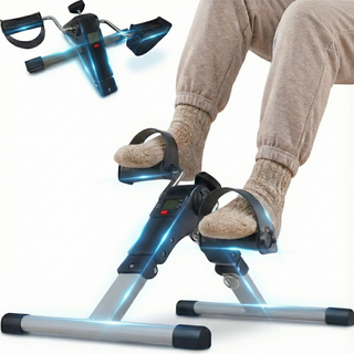 로시오 접이식 실내 미니사이클 실내자전거 효도선물, 블랙