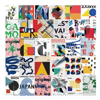 올리브파티 감성 캐리어 노트북 여행 방수 스티커 세트, 1세트, 디자인