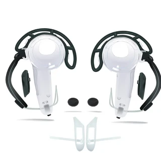 Quest 3S용 핸들 제어 액세서리 Meta 배터리 오픈 터치 및 범퍼 선반이 있는 스트랩 컨트롤러 그립, 01 036WHite