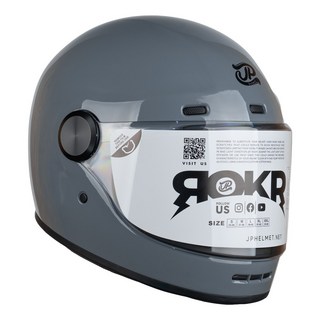 JPX 헬멧 ROKR 풀페이스 바이크 오토바이헬멧, 03.유광그레이