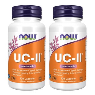 NOW Foods UC-II非變性二型膠原蛋白膠囊, 120顆, 2罐