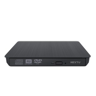 이지넷유비쿼터스 NEXT-200DVD-RW USB3.0 외장ODD CD플레이어, 블랙, 1개