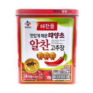 해찬들 태양초 알찬 고추장 14kg, 1개
