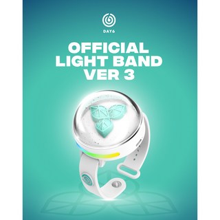 데이식스 (DAY6) - DAY6 OFFICIAL LIGHT BAND VER 3 데이식스 공식 라이트밴드/데이식스 응원봉, 화이트, 미개봉/새상품
