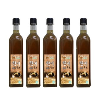 초사랑 현미 흑초, 500ml, 5개