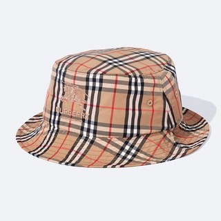 Supreme x Burberry Crusher 格紋漁夫帽 SS22H26 逢甲 FUZZY