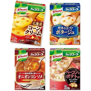 크노르 컵수프 4종세트 12식 옥수수/포타주/양파/베이컨감자, [01]4회 시행 x 1, 1개