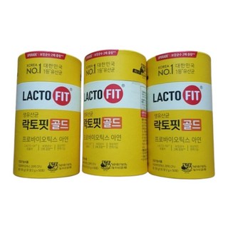 종근당건강 락토핏 생유산균 골드, 100g, 3세트