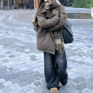 韓版潮流酷颯加厚棉服女 2026冬季新款時尚保暖顯瘦休閒厚外套