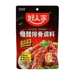 好人家糖醋排骨調味料包160g 道地川菜糖醋里脊家用佐料底料 輕鬆烹飪美味糖醋排骨, 1個, 一包
