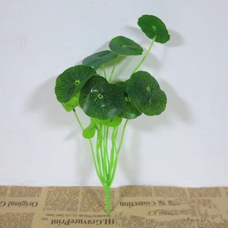 仿真綠植盆栽：龜背草、尤加利、金錢草多款可選，適用於家居、酒店綠化裝飾，打造清新自然的居家氛圍, 銅錢葉綠色1束 【3束起發貨】, 1個