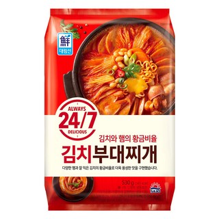 대림선 24/7 김치부대찌개, 6개, 530g