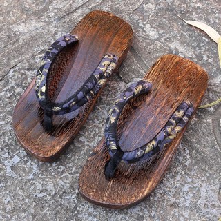 防滑木屐 2021夏季圓頭實木拖鞋，全場包郵，舒適居家首選