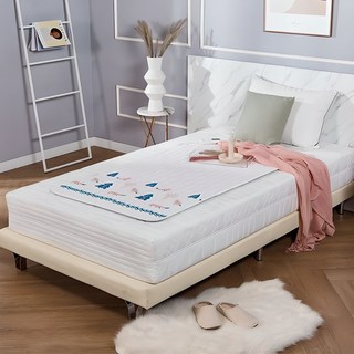 이메텍 프리미엄 스마트 전기요 1인용 여우 IMT-916, 화이트 여우, 싱글(W 80cm x H 150cm)